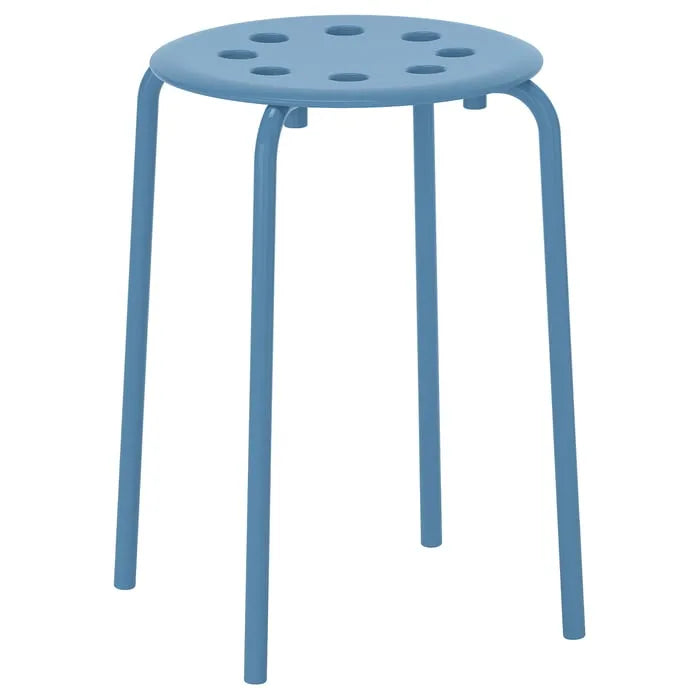 IKEA MARIUS stool blue 45 cm.
