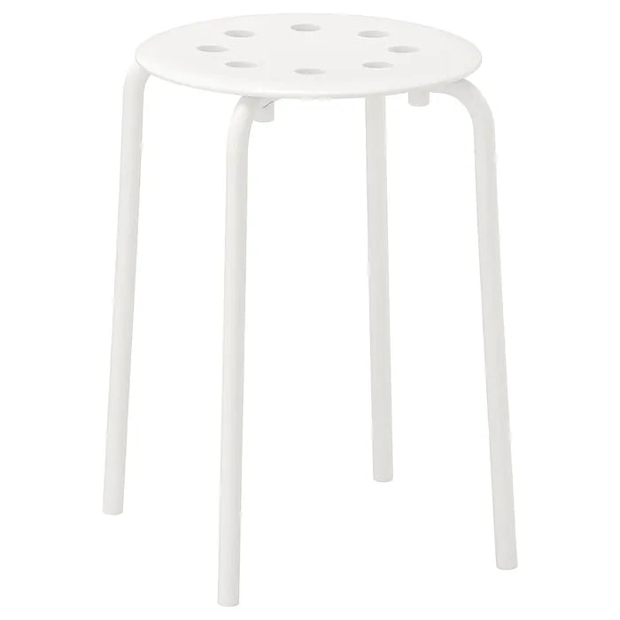IKEA MARIUS white stool 45 cm.