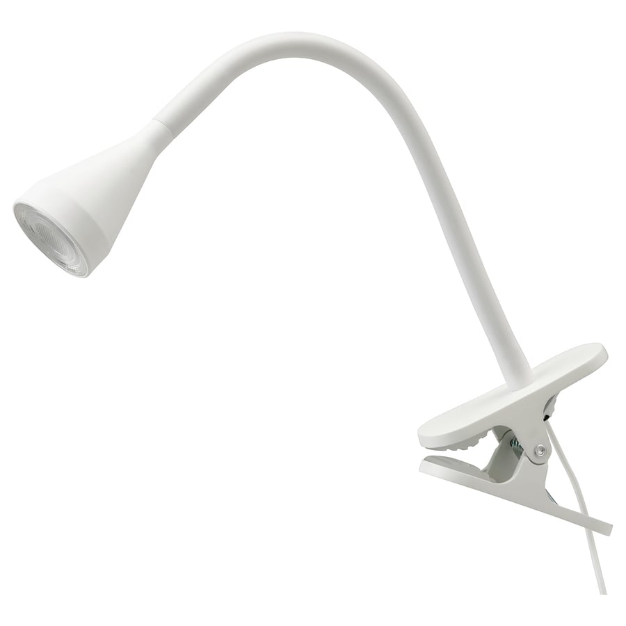 IKEA NAVLINGE LED clamp spotlight white