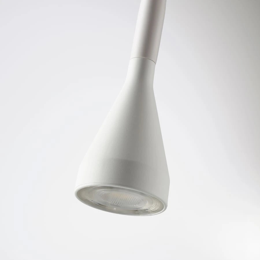 Closeup of IKEA NAVLINGE white LED task light
