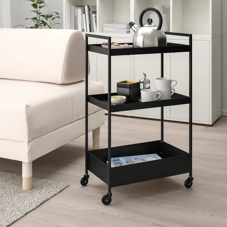 Side view of the IKEA NISSAFORS trolley