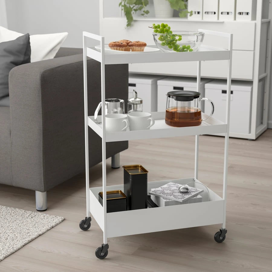 Side view of the IKEA NISSAFORS trolley