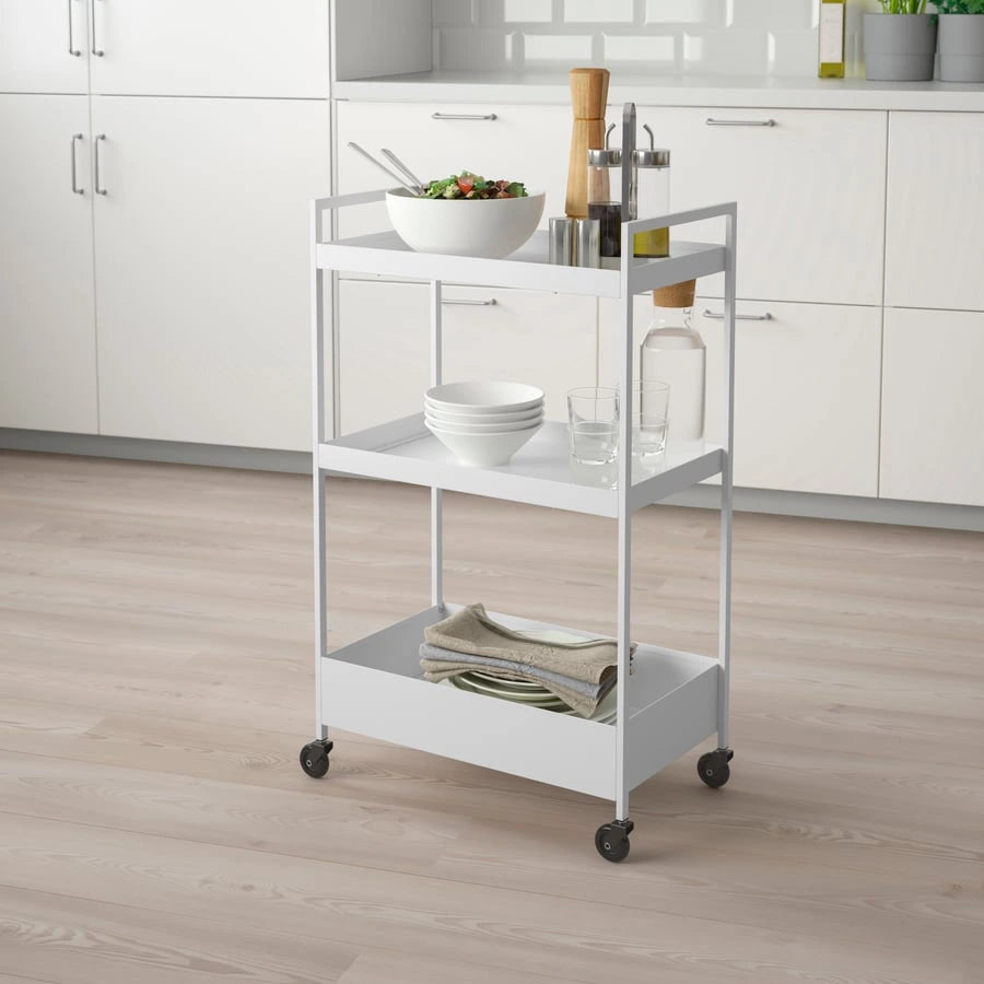 IKEA NISSAFORS trolley with three storage tiers