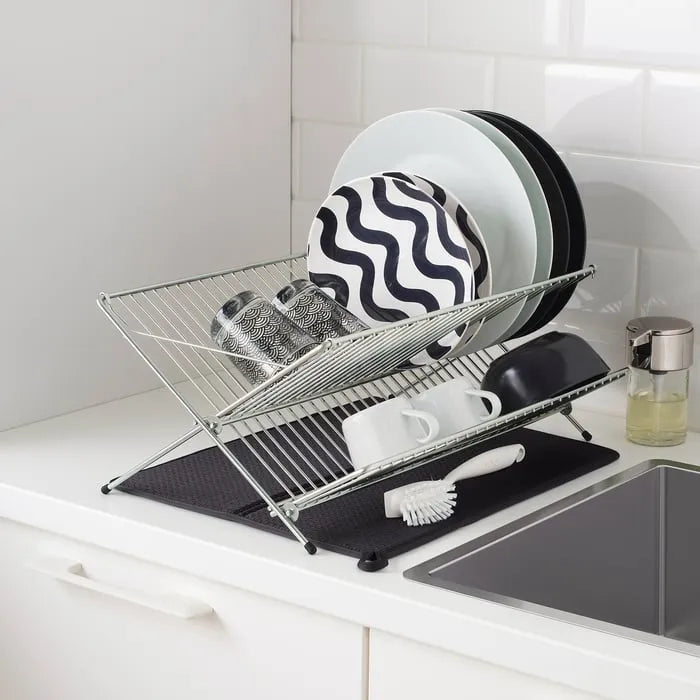 Kitchen countertop drying mat dark grey Pakistan.