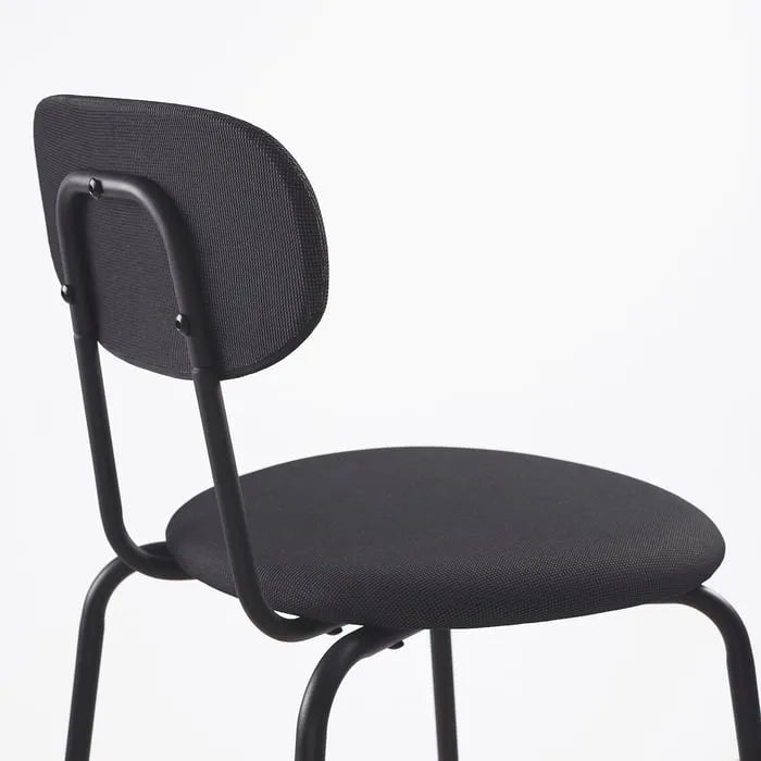 IKEA OSTANO Chair, Black Remmarn/Dark Grey