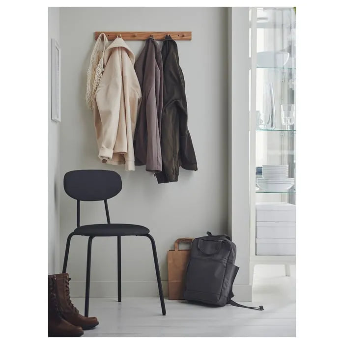 IKEA OSTANO Chair, Black Remmarn/Dark Grey