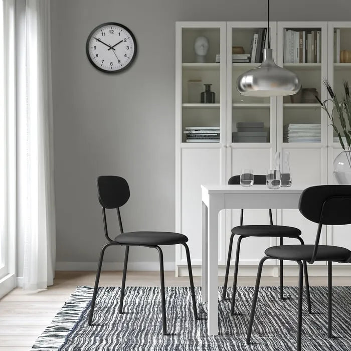 IKEA OSTANO Chair, Black Remmarn/Dark Grey