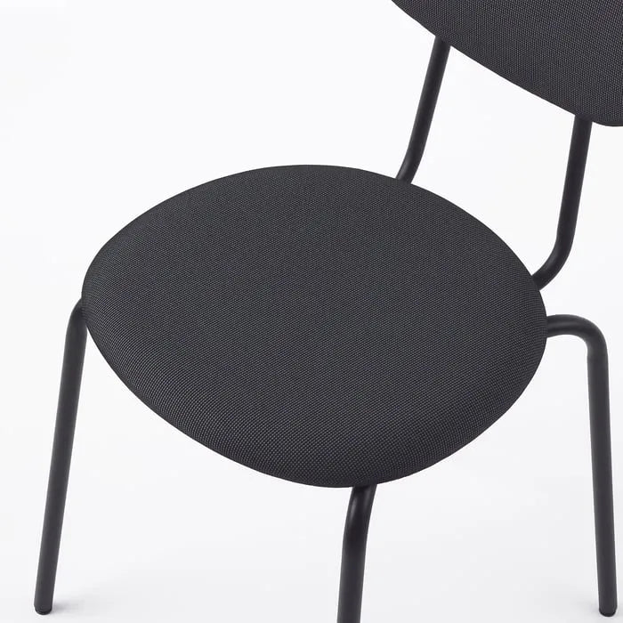 IKEA OSTANO Chair, Black Remmarn/Dark Grey
