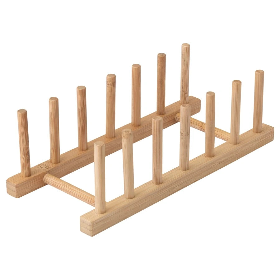 IKEA OSTBIT bamboo plate holder