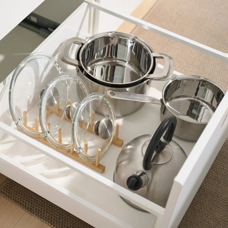 IKEA OSTBIT bamboo pot lid holder