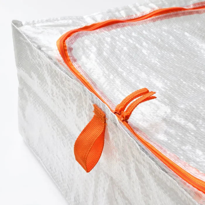 IKEA PÄRKLA clothes storage bag closeup.