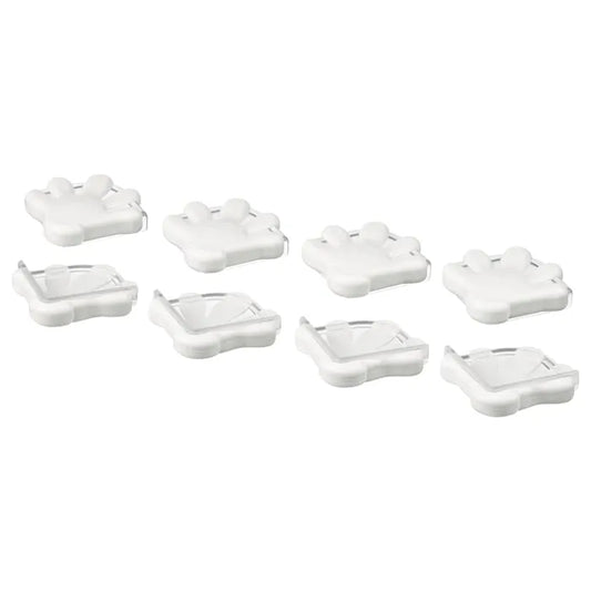 IKEA PATRULL corner bumper white pack of 8 for baby safety.
