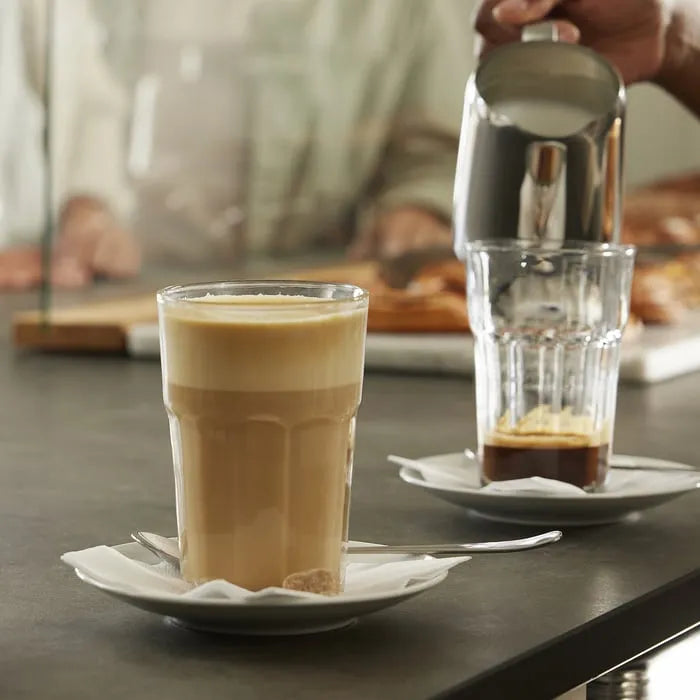 IKEA POKAL Glass 350 ml used for coffee.