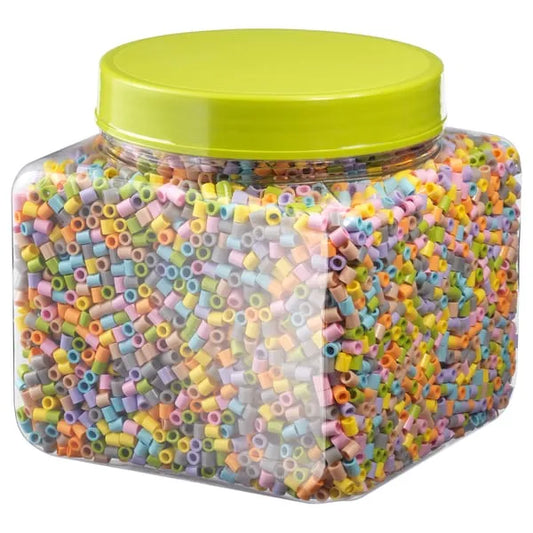 IKEA PYSSLA beads assorted pastel colours 600g craft set.