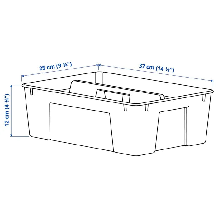 IKEA SAMLA storage box insert available in Pakistan dimensions