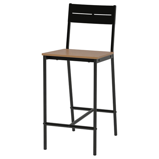 IKEA SANDSBERG bar stool black brown 63 cm