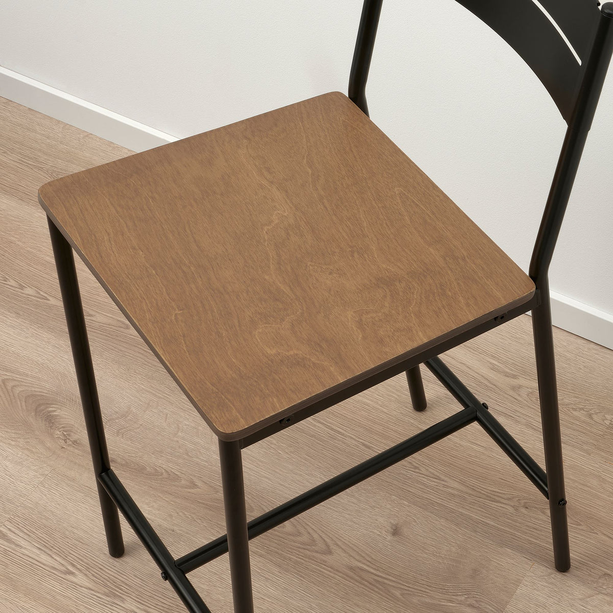 IKEA SANDSBERG black brown bar stool