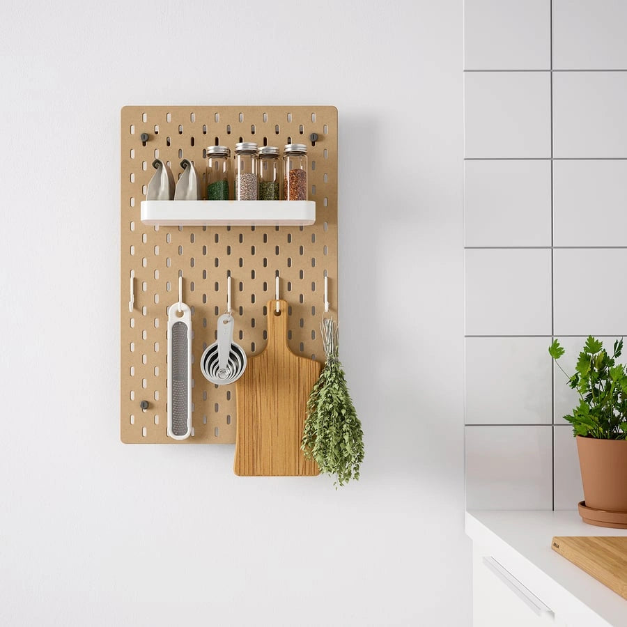 IKEA SKÅDIS Pegboard, Wood, 36x56 cm