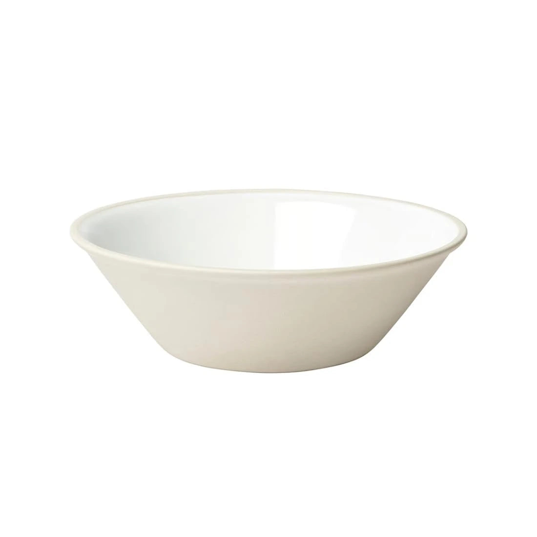 IKEA SLATTIKA white stoneware bowl, 20 cm diameter