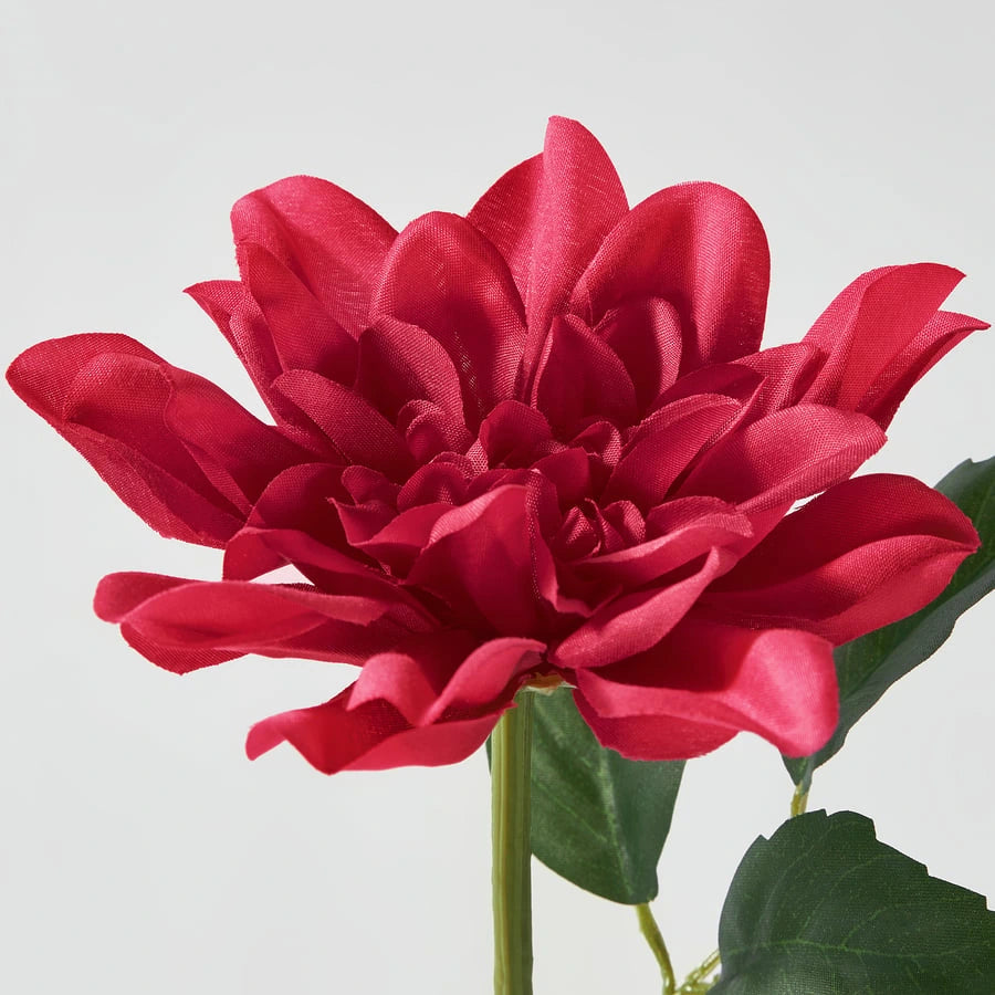 Closeup of IKEA SMYCKA artificial Dahlia flower for home décor