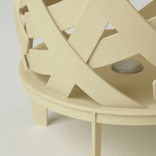 Close-up of IKEA SOLVINDEN LED lamp shade design