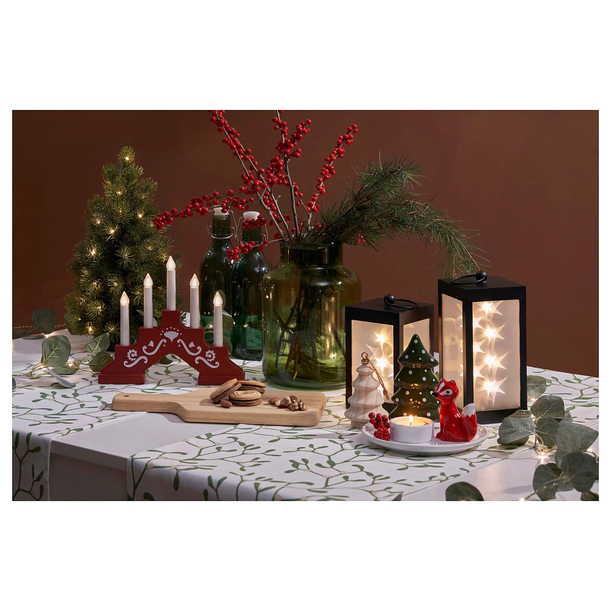 IKEA STRÅLA LED star decoration displayed on a table