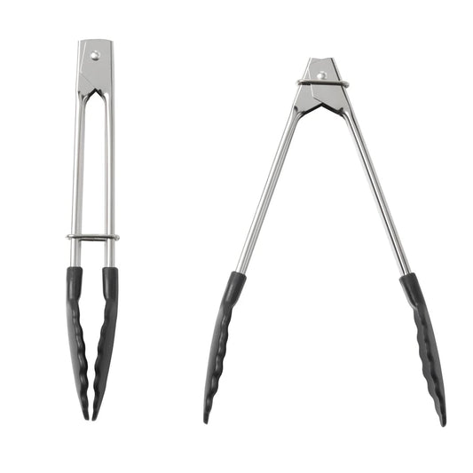 IKEA TILLAMPAD tongs pack of 2 stainless steel