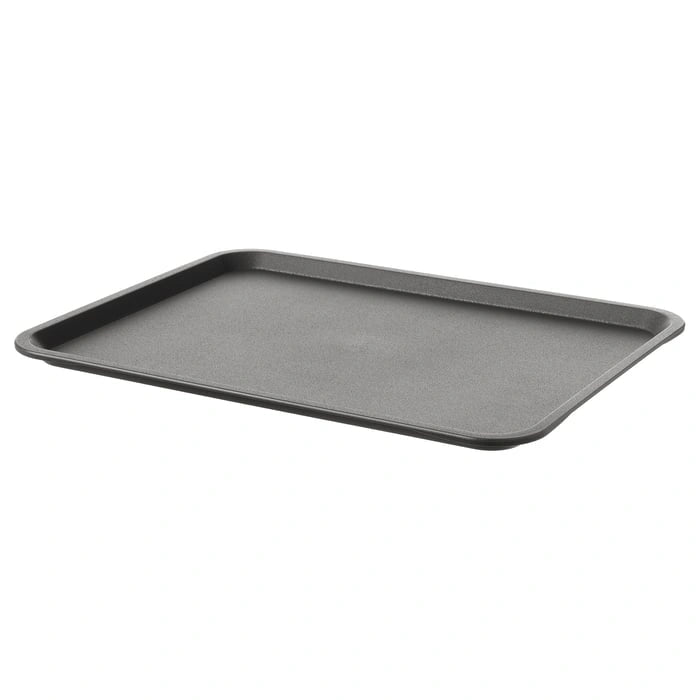 IKEA TILLGÅNG tray grey pale green 37x29 cm