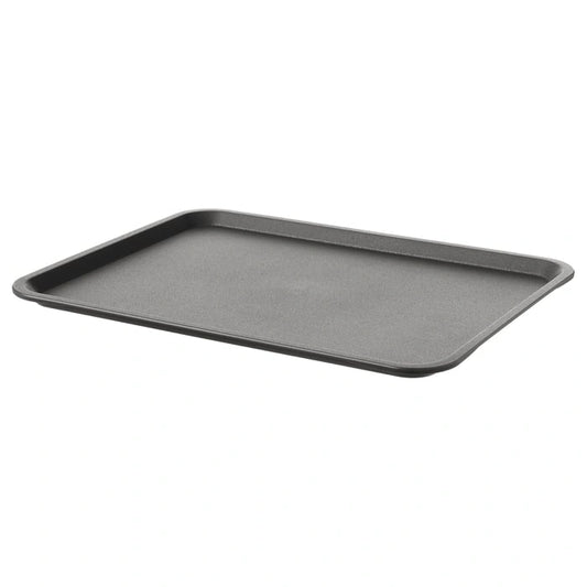 IKEA TILLGÅNG tray grey pale green 37x29 cm