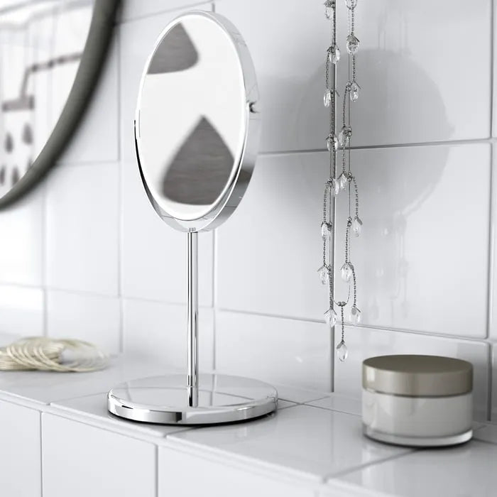 IKEA TRENSUM mirror with magnifying side for bathroom or dressing table.