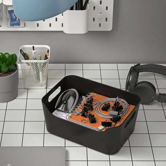 IKEA UPPDATERA storage box organizing small items.