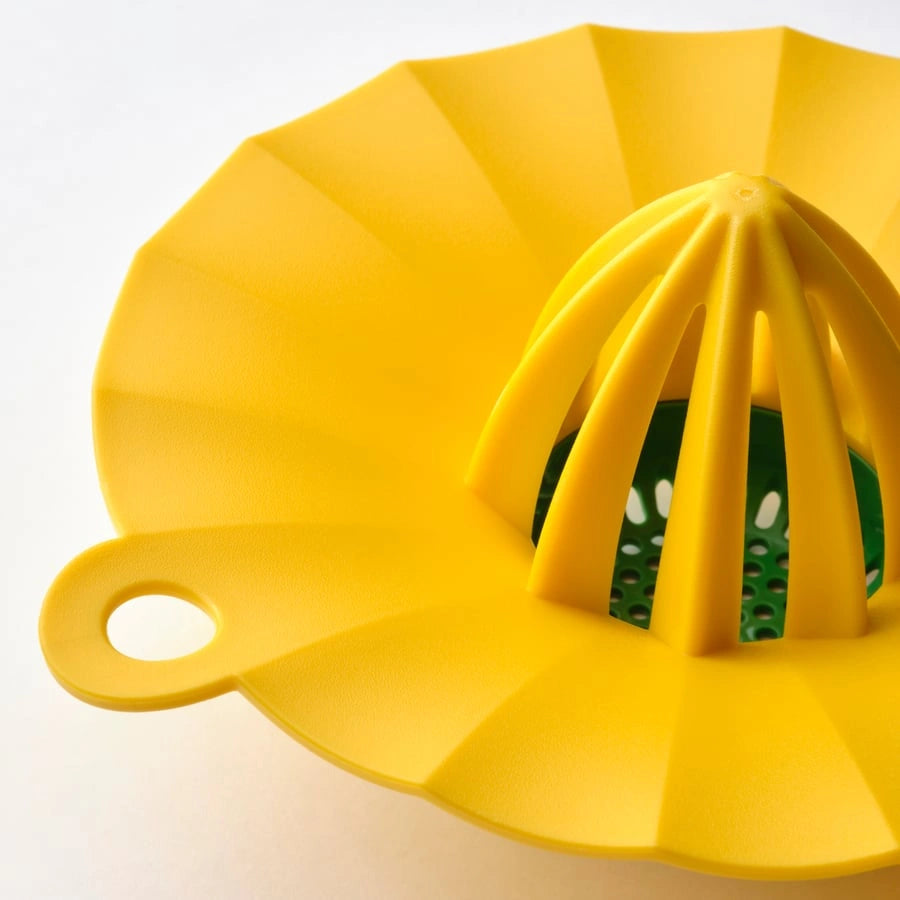 Close-up of IKEA UPPFYLLD lemon squeezer