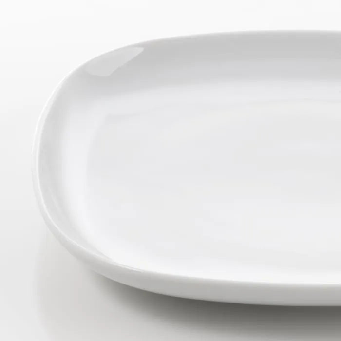 IKEA VARDERA 18 piece white dinnerware set plates and bowls