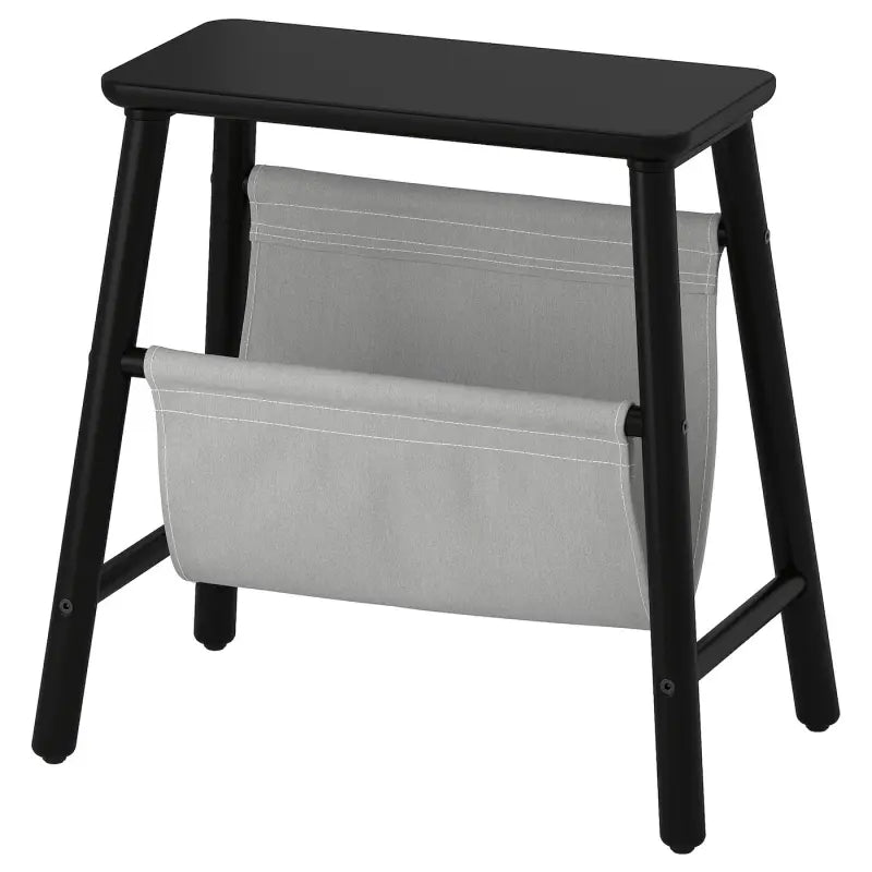 IKEA VILTO black storage stool 45 cm in Pakistan.
