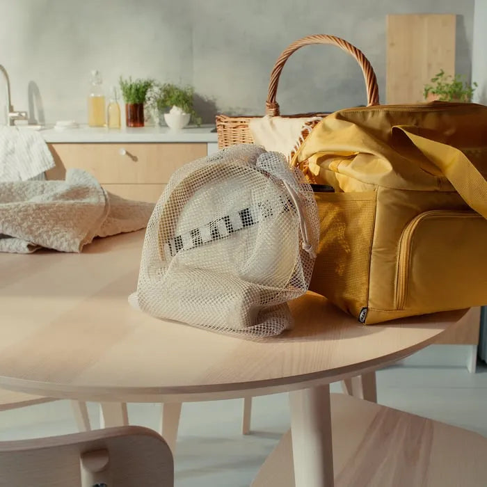 IKEA MARULK picnic set packed inside mesh storage bag