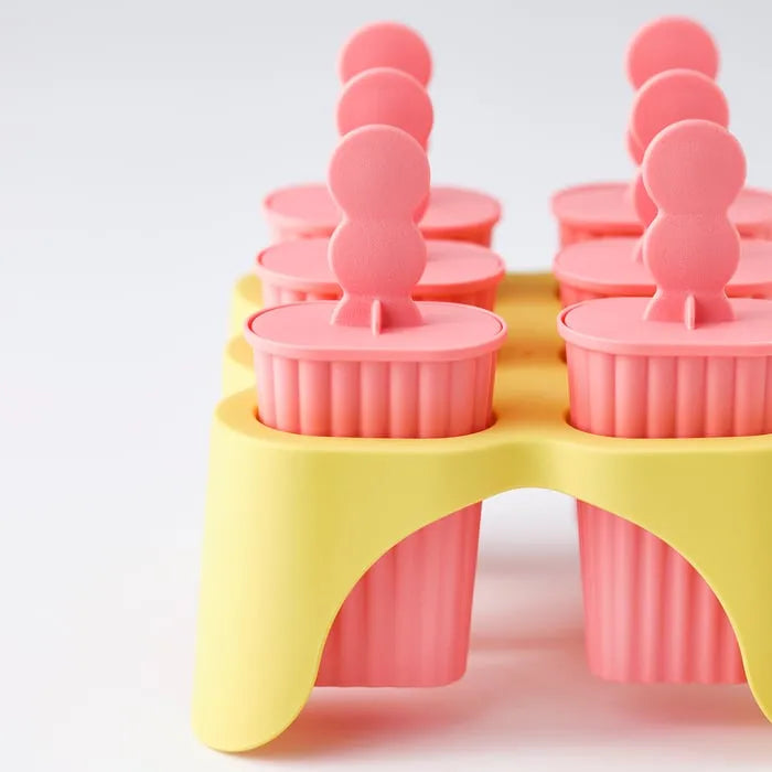 Close-up of IKEA UPPFYLLD reusable lolly mould