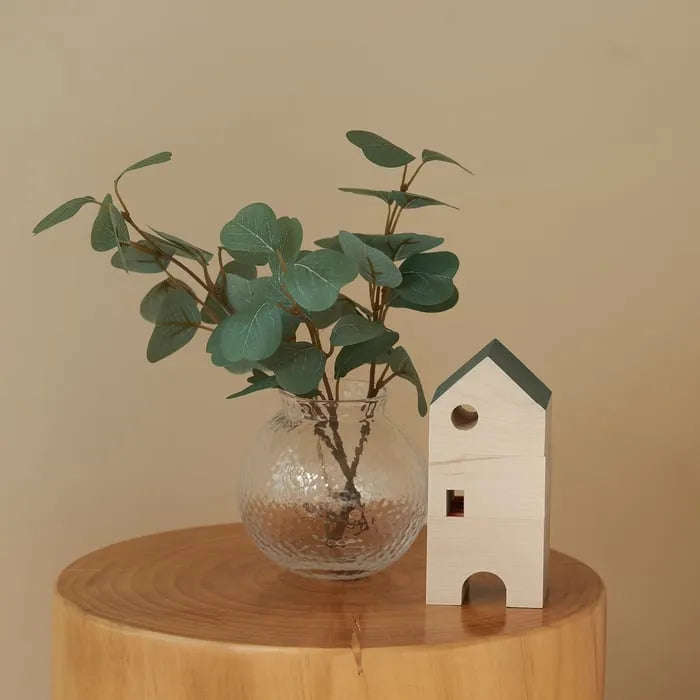 IKEA SMYCKA artificial eucalyptus spray used for table décor